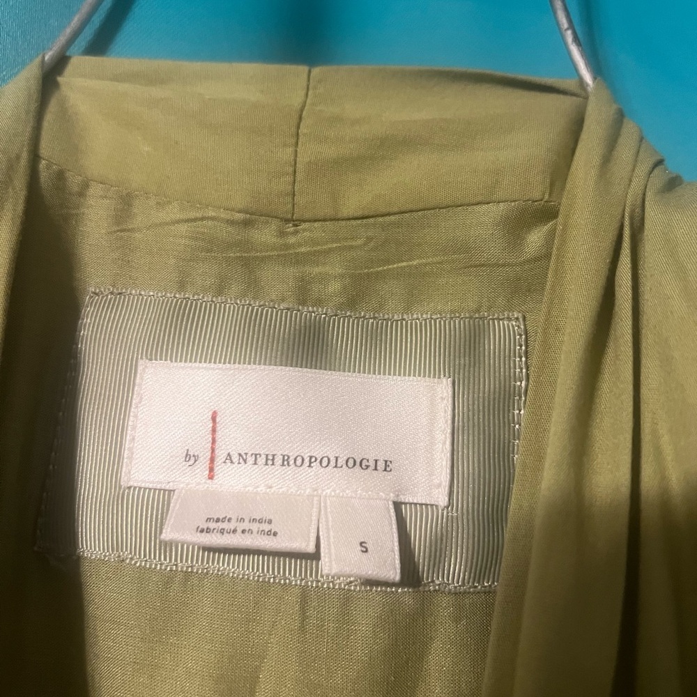 Anthropologie Olive Green Maxi Dress - Picture 4 of 5